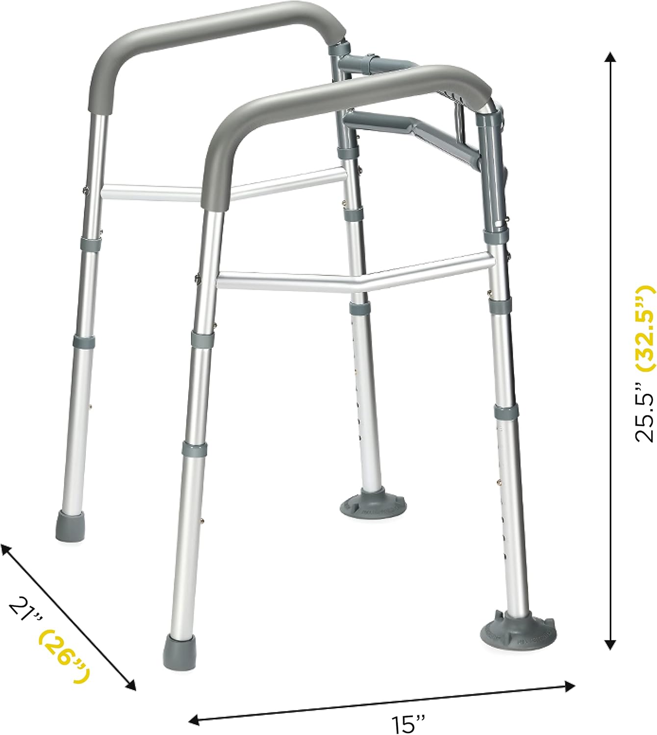 Medical king Toilet Safety Rail - Adjustable Detachable Toilet Safety 