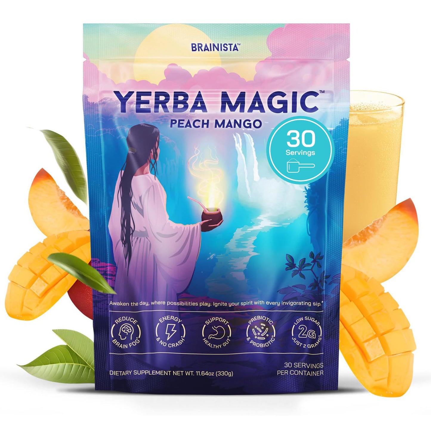 Yerba Magic – Yerba Mate Tea Instant Powder Super Drink with Nootropic