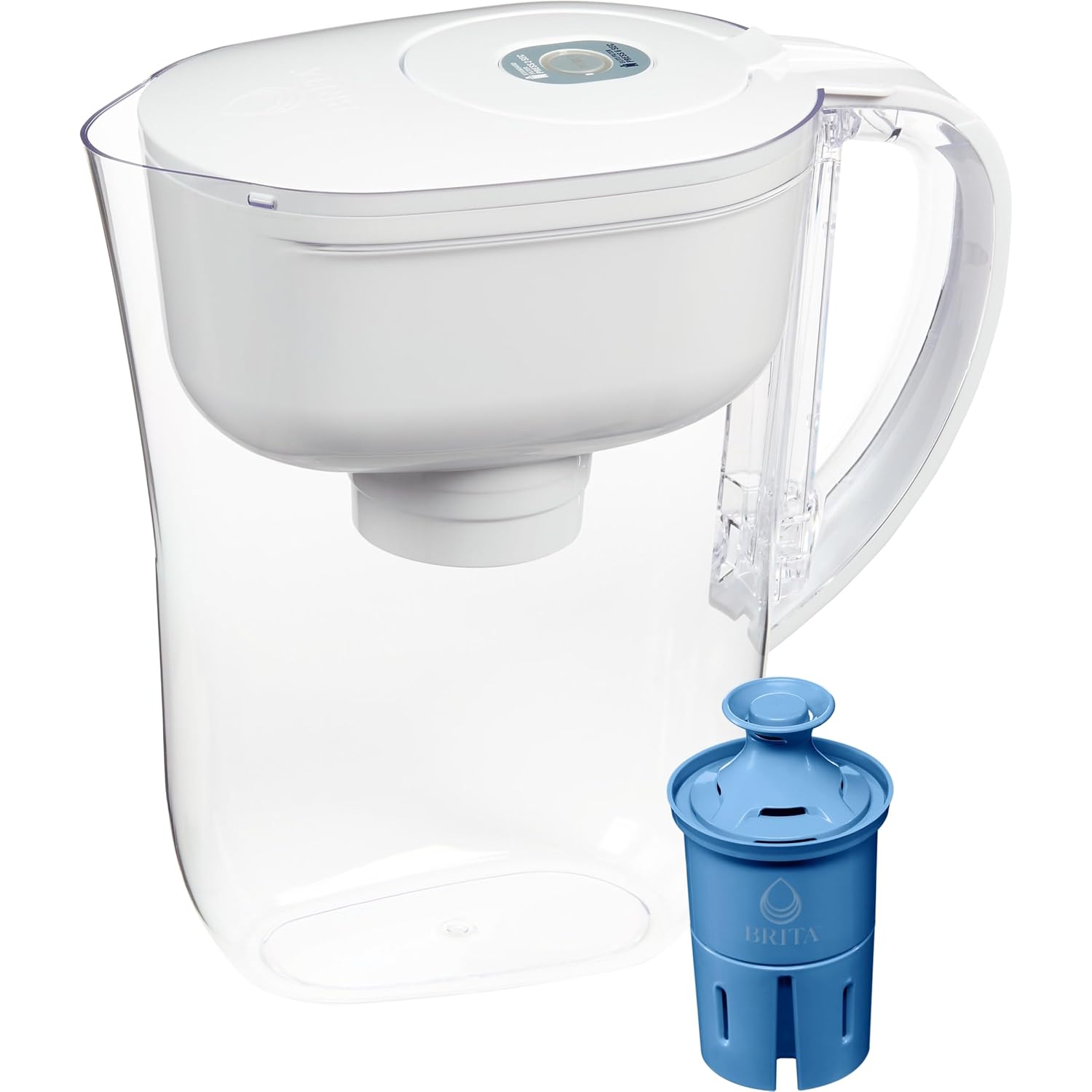 Brita Water Pitcher, Metro Elite Filter, Removes 99% of Lead, Includes