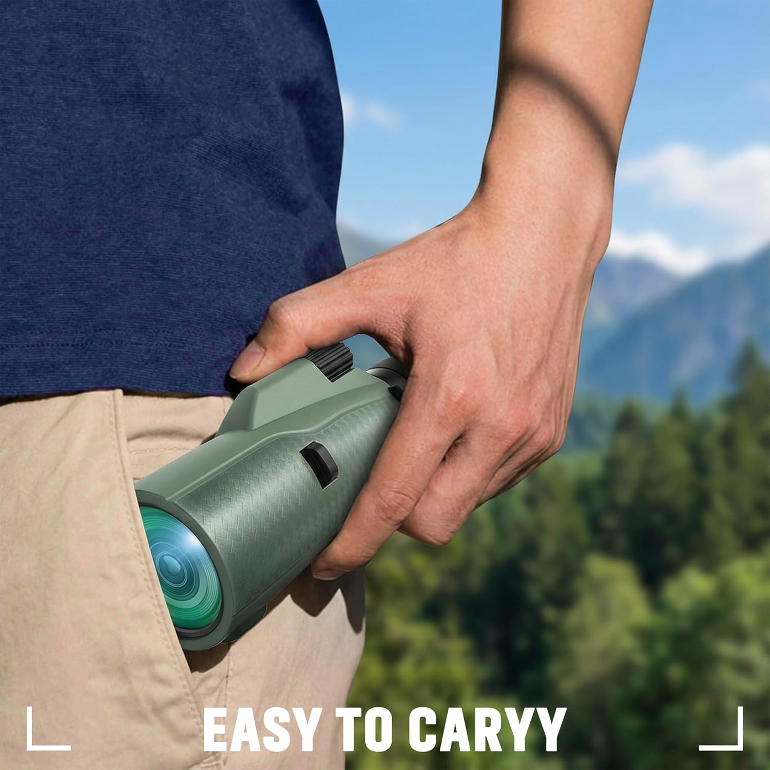 Monocular Telescope - 12x56 High Powered, Compact, Dust-Proof, Waterpr