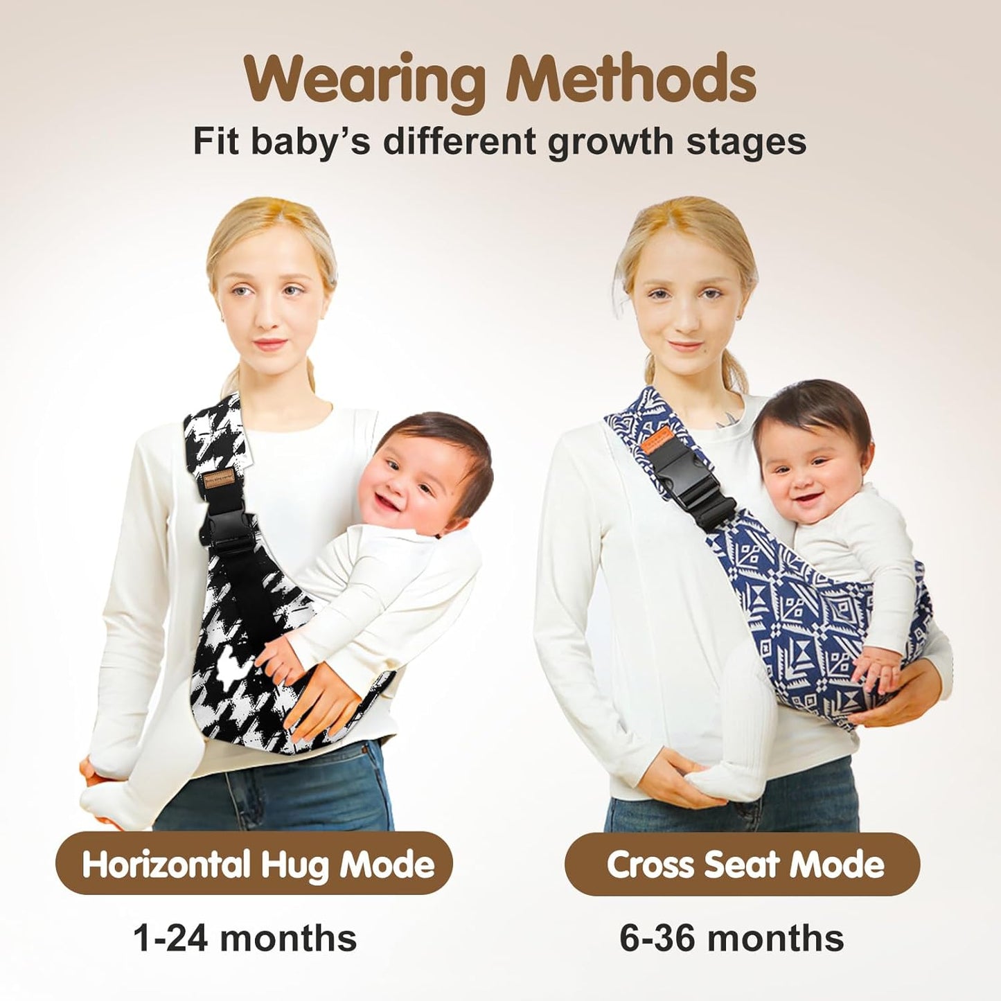 Baby Sling Carrier,Toddler Carrier, 2024 New Baby Carrier Newborn to T