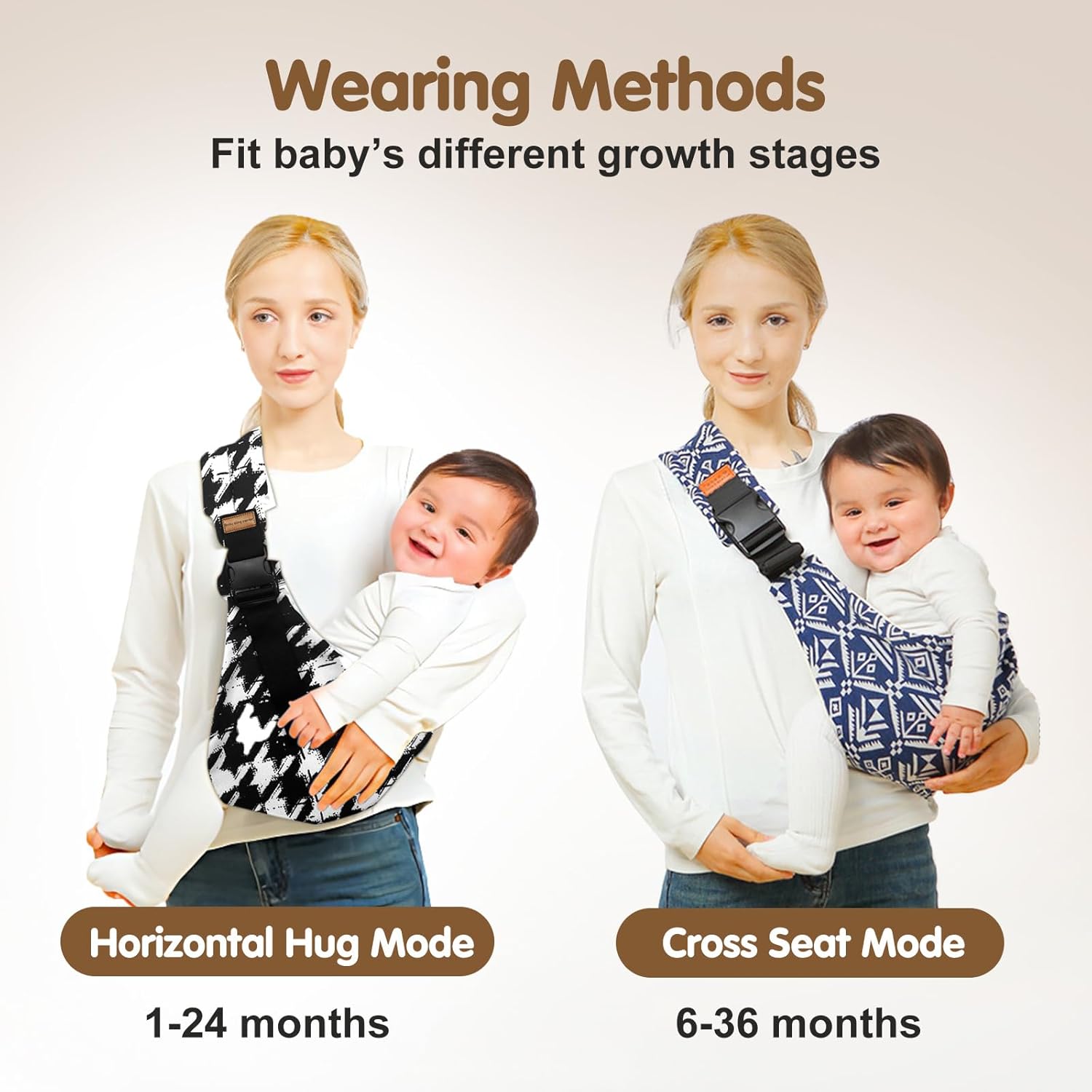 Baby Sling Carrier,Toddler Carrier, 2024 New Baby Carrier Newborn to T