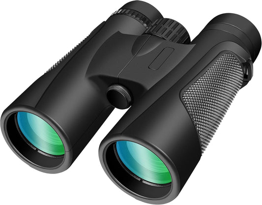 High Power 25X60 Binoculars for Adults Waterproof 60mm Big Eyepiece Fogproof Binoculars with BAK4 Prism FMC Lens for Outdoor Stargazing Hunting Traveling Wildlife Bird Watching (Black)