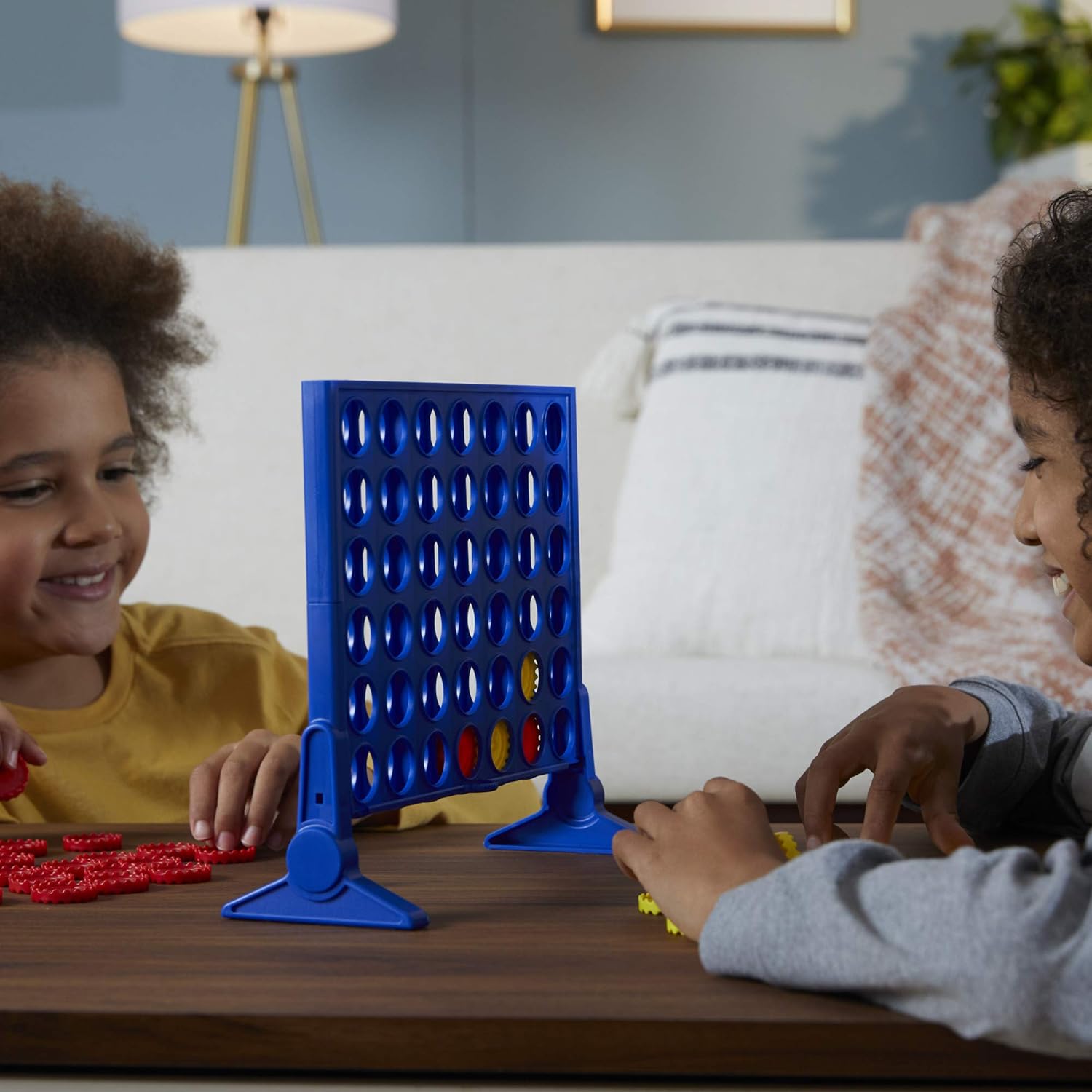 Hasbro Gaming Connect 4 Classic Grid, 4 in a Row Game, Strategy Board 