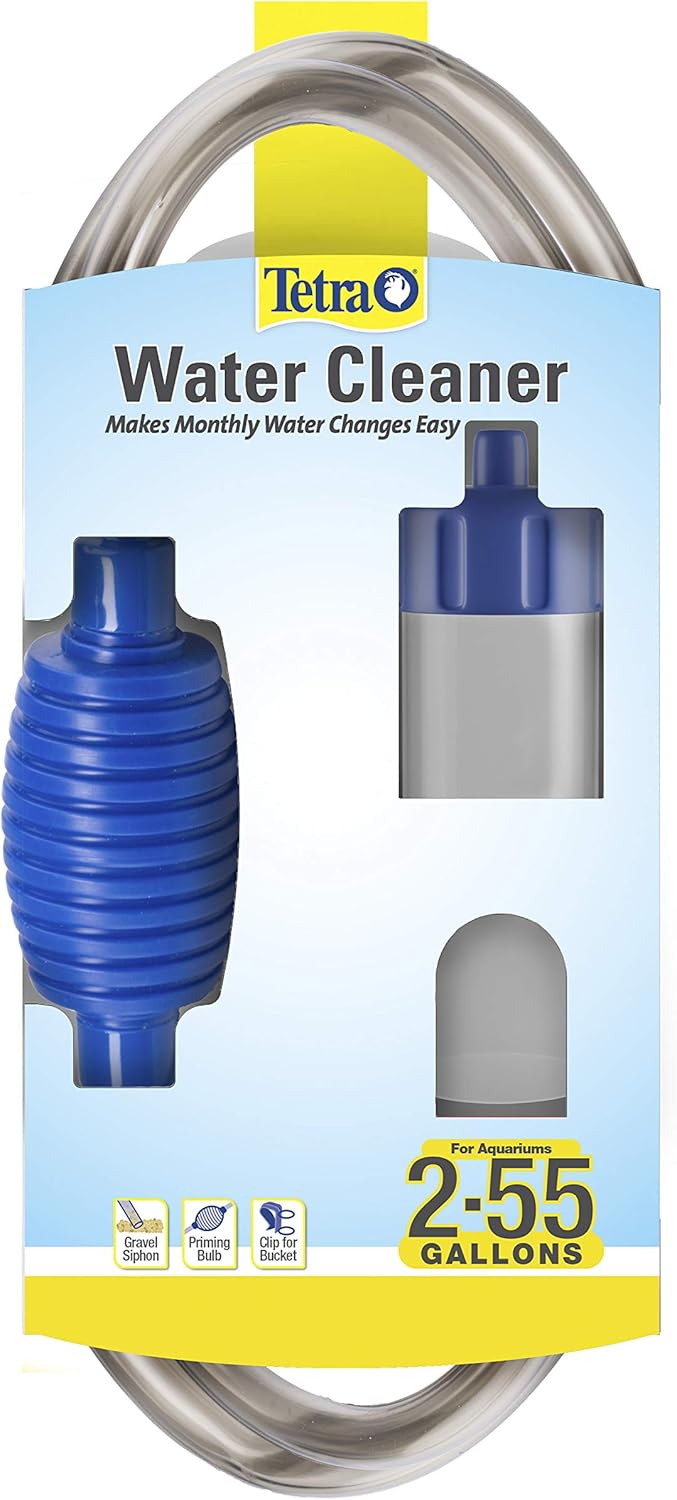 Tetra Water Cleaner Gravel Siphon for Aquariums, Easily Clean Freshwat
