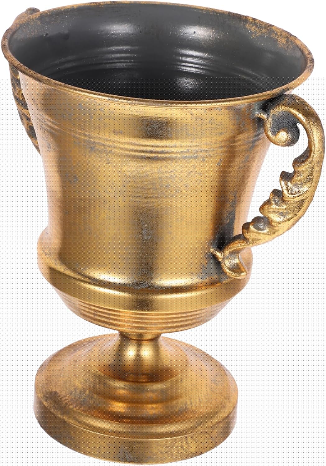 BESTOYARD Retro Metal Flowerpot for Floral Arrangements Elegant Indoor