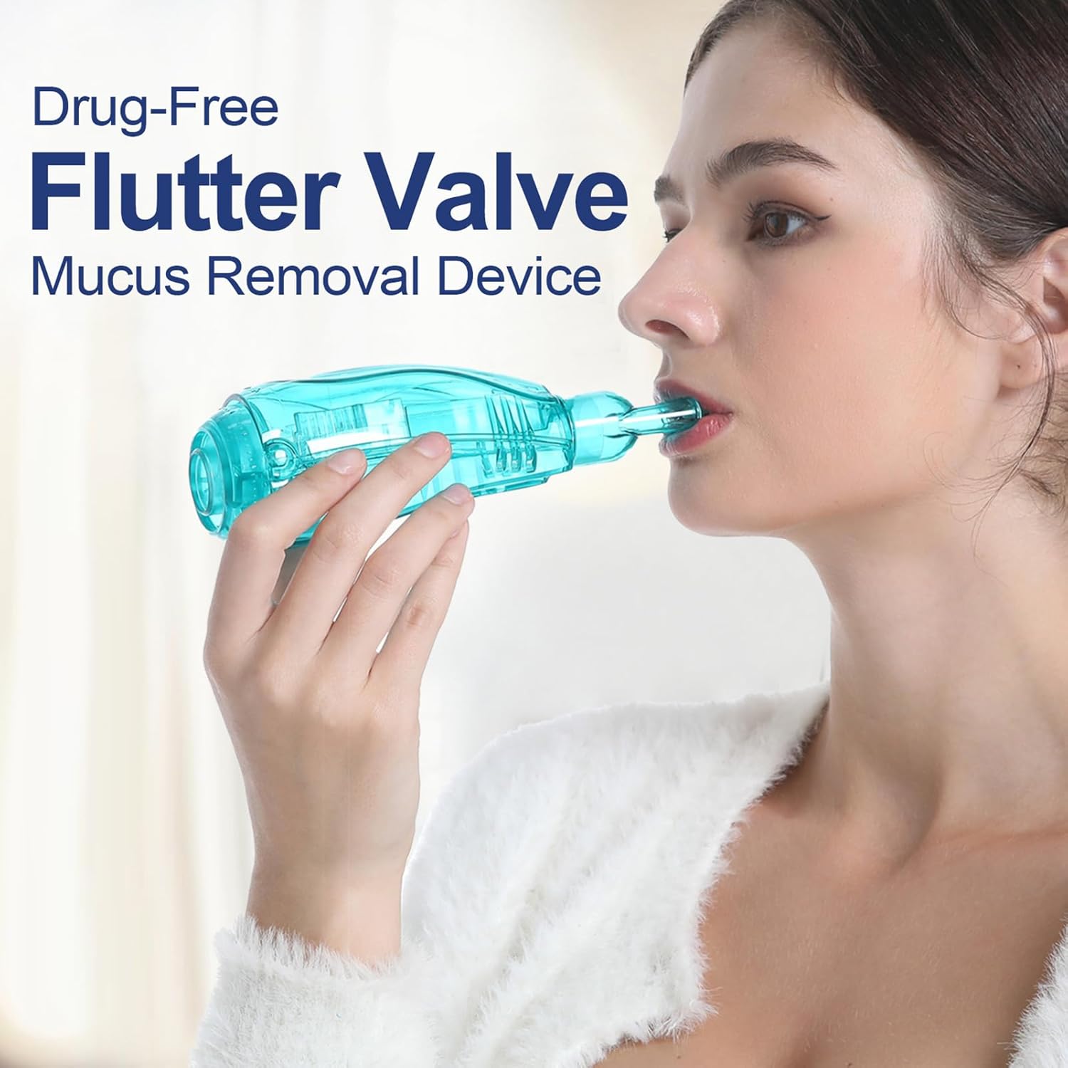 Flutter Valve, Breathing Exercise Device, Medical-Grade Material, Adju