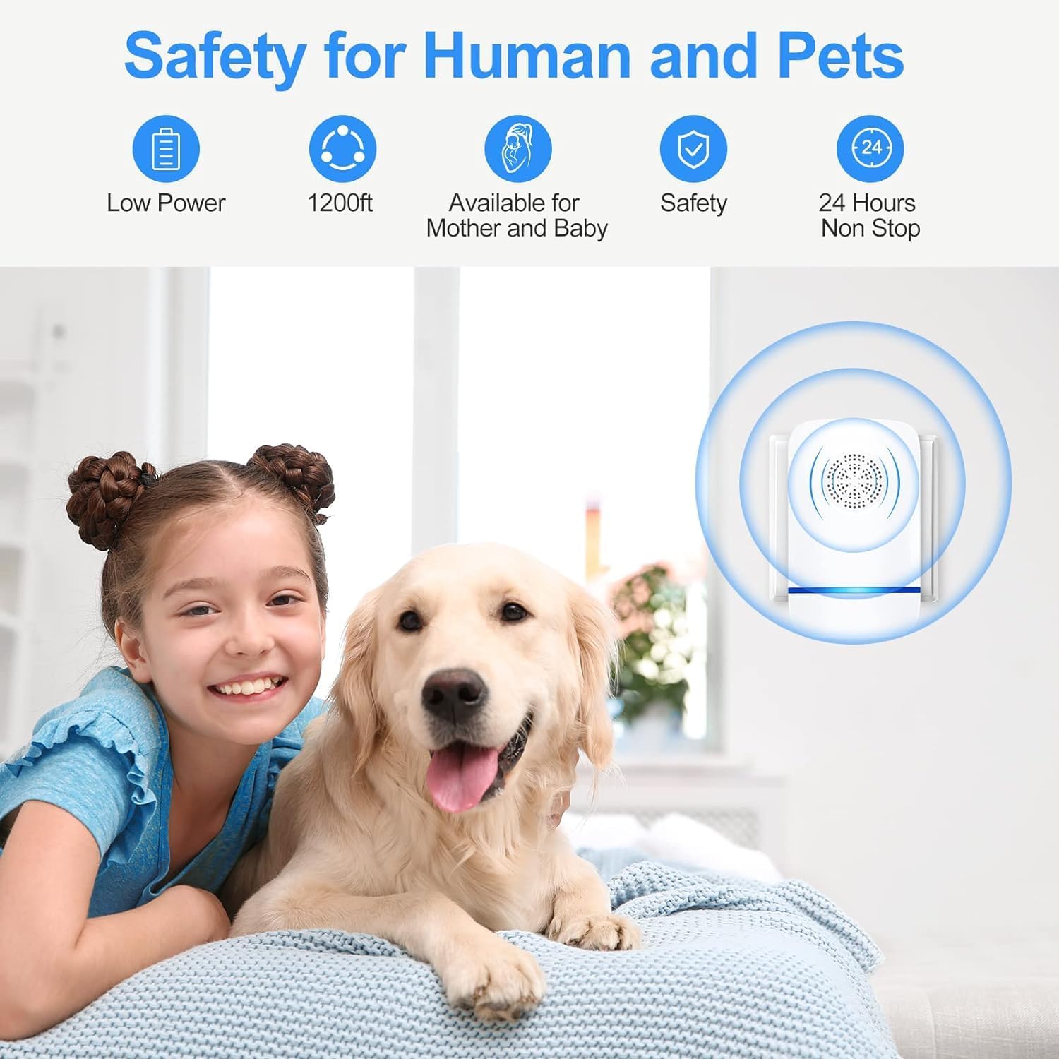 Ultrasonic Pest Repeller 6 Packs, Pest Repellent Ultrasonic Plug in In