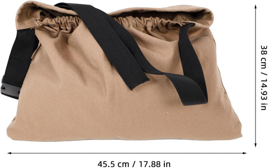 Milisten Harvesting Apron Fruit Vegetable Picking Bag with Pockets Outdoor Garden Tool Waist Pouch Mushroom Foraging Storage Khaki