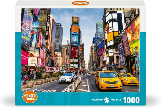 Wonder Forge Times Square New York 1000 Piece Jigsaw Puzzle for Adults