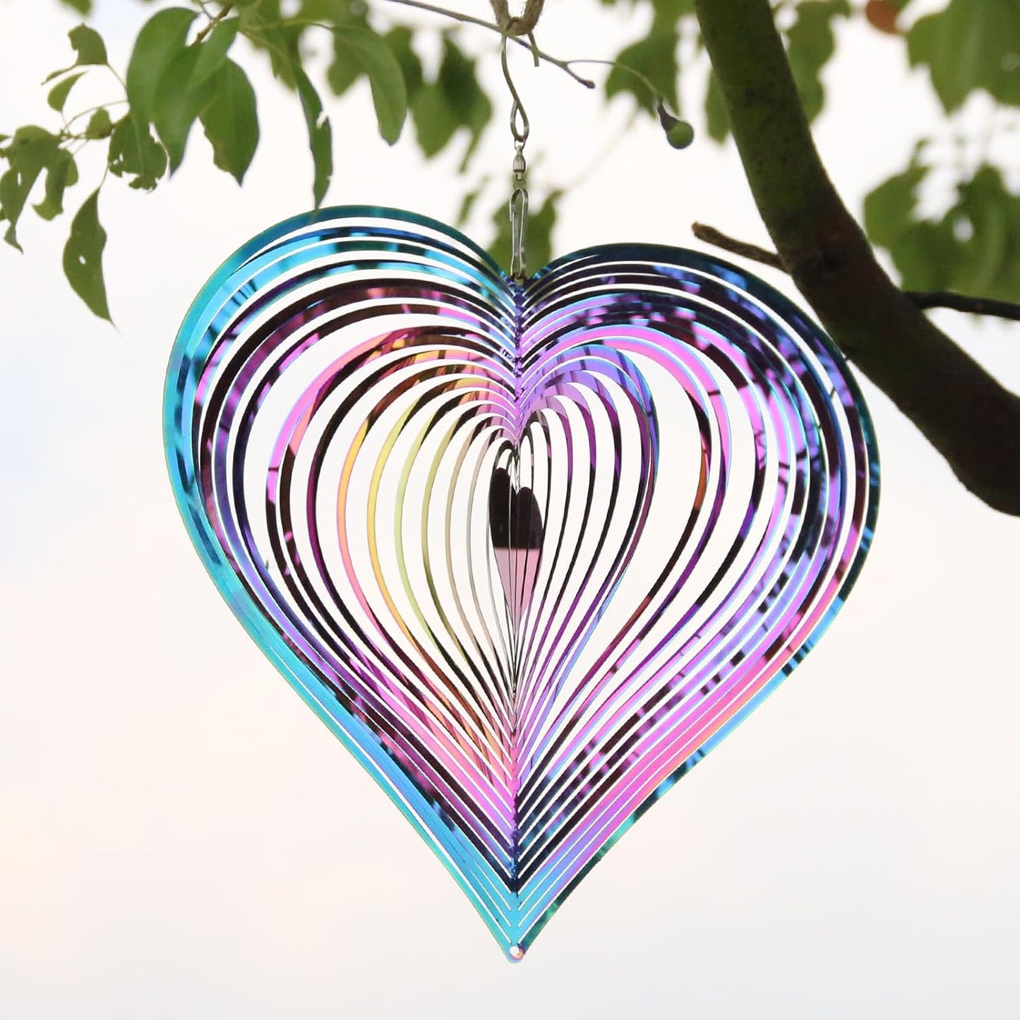 Wind Spinners Outdoor, Garden Decor, Bird Deterrents for Outside, 3D M