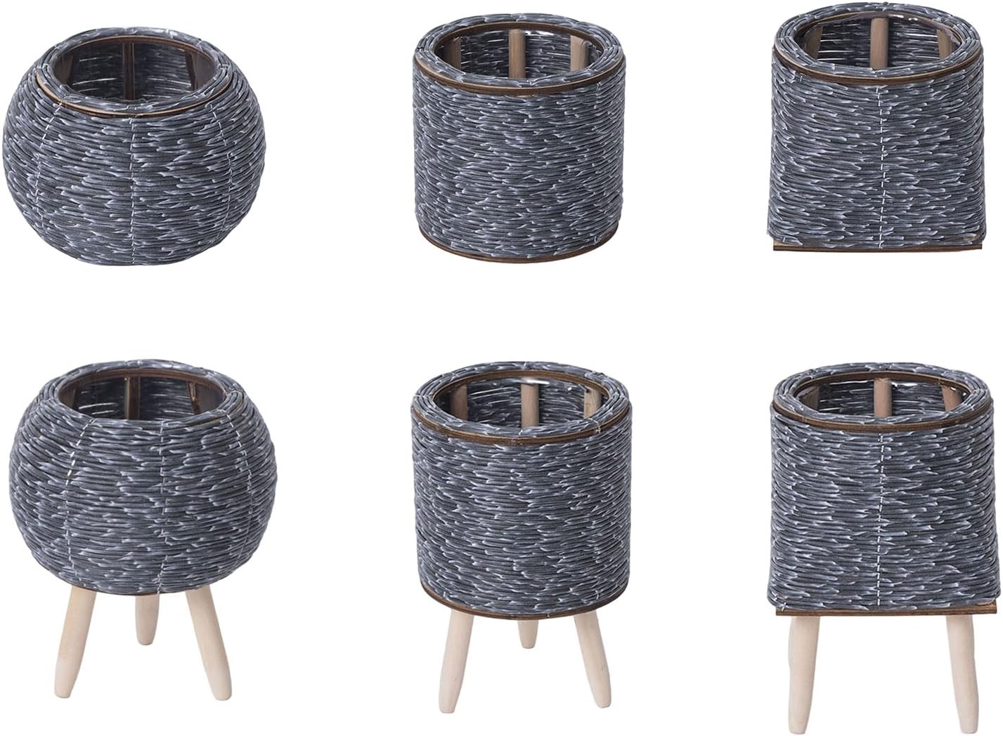 Rattan Plant Basket Indoor Handwoven Plant Pots for Planter Flowers Po