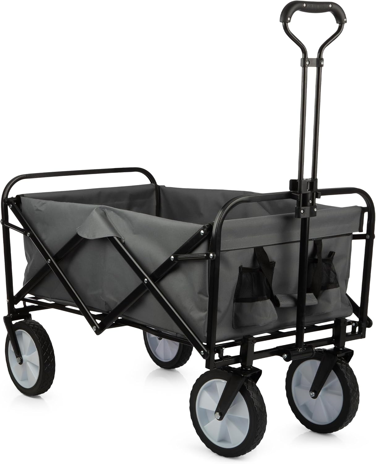 Collapsible Wagon - Grocery Cart on Wheels - Portable Beach Wagon, Fol