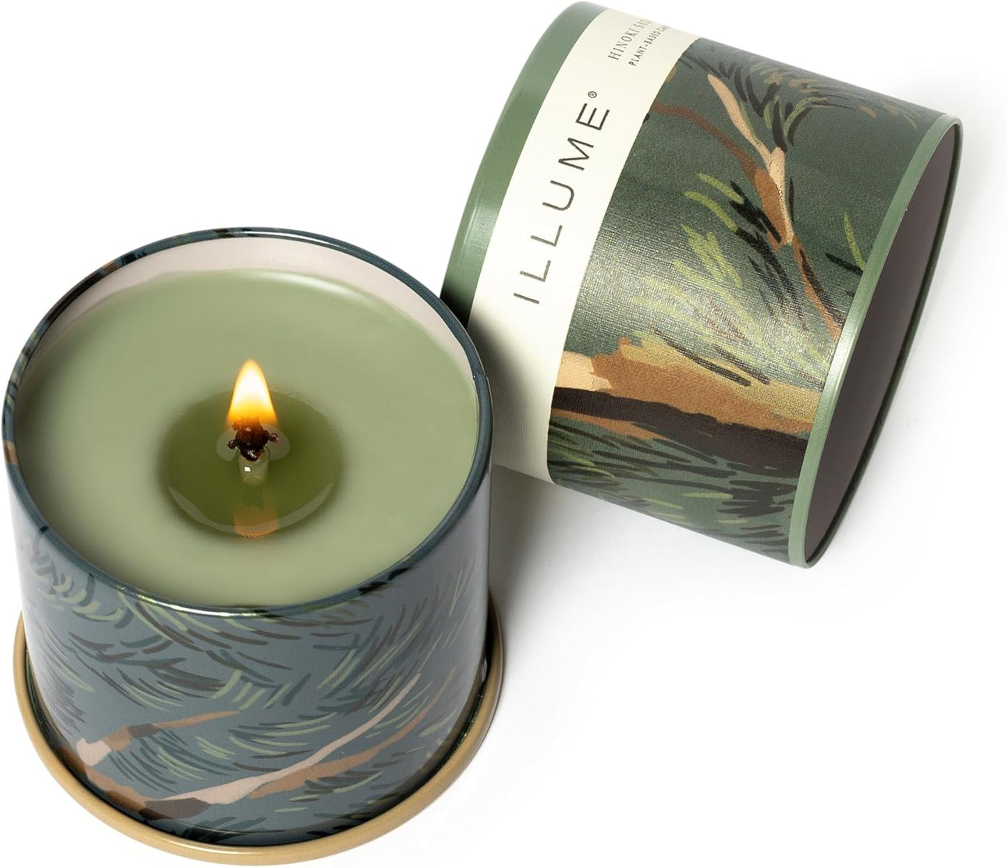 Illume Beautifully Done Essentials Hinoki Sage Vanity Tin Scented Candle