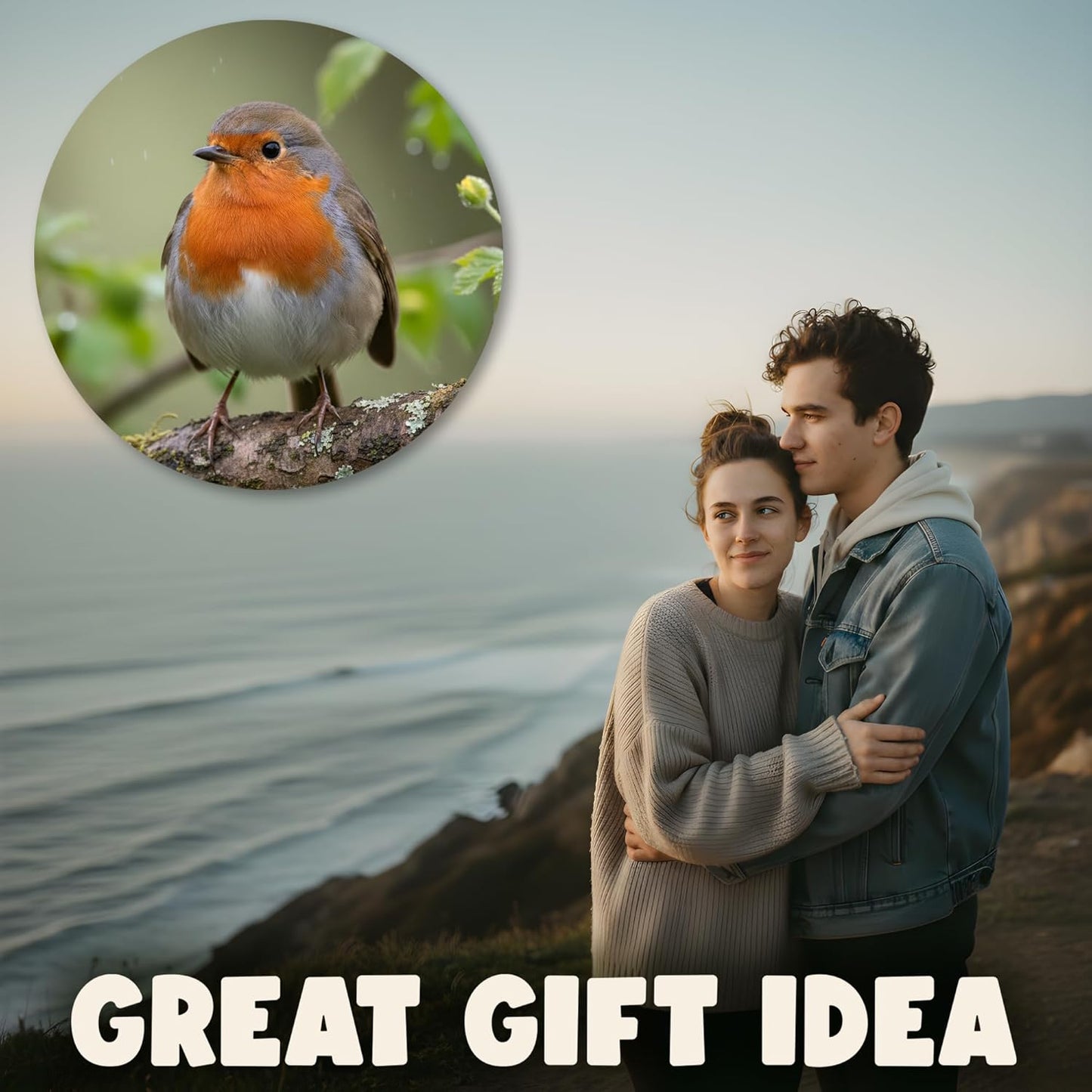 SWISSINNO Smart Birds “Chur” Squirrel-Resistant Bird Feeder – Hanging Feeder with Solid Metal Base and Dual Perches – Durable ASA + PC Plastics – Easy to Clean and Refill
