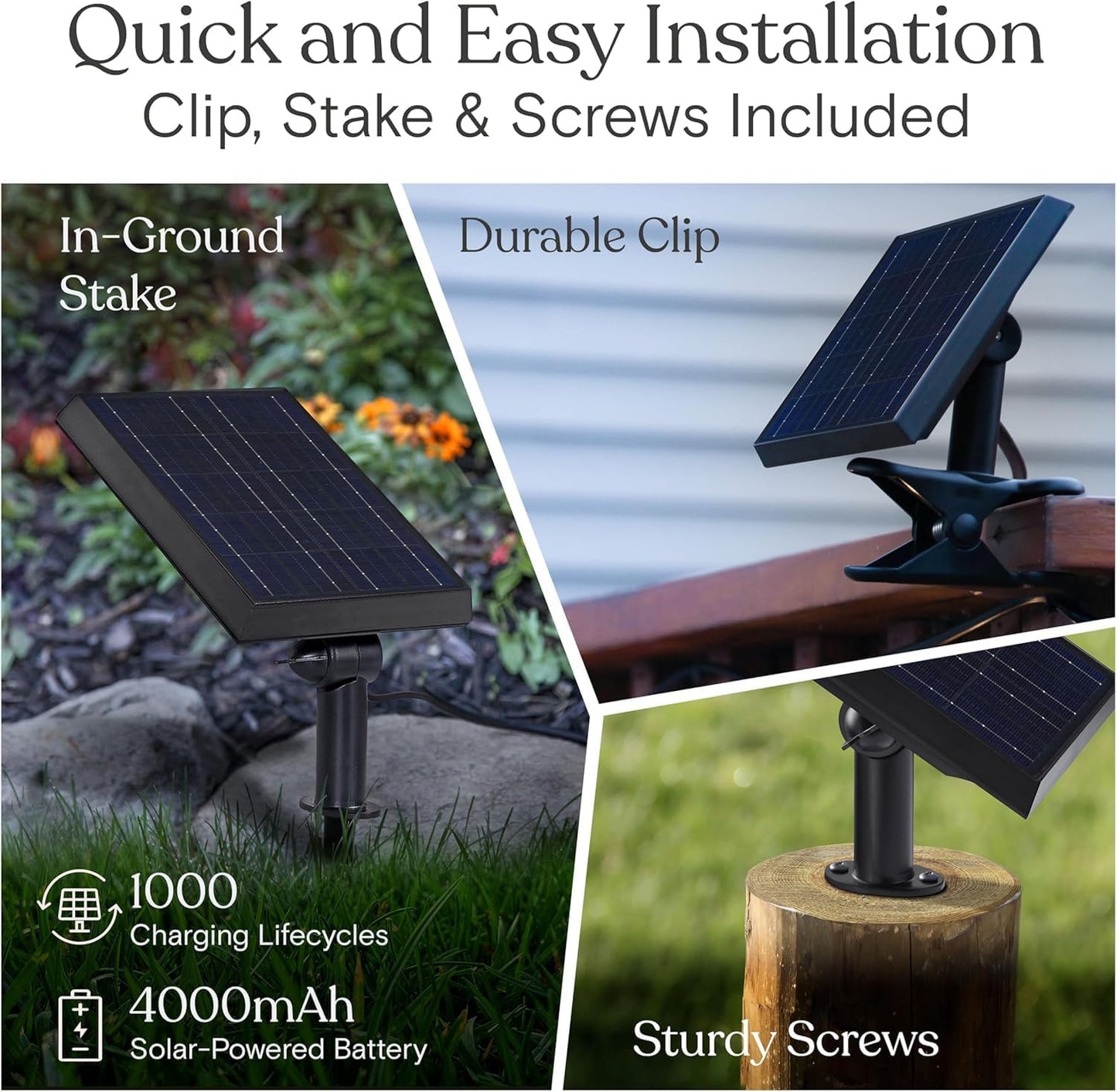 Brightech Ambience Pro Solar Powered Outdoor String Lights -27 ft Comm