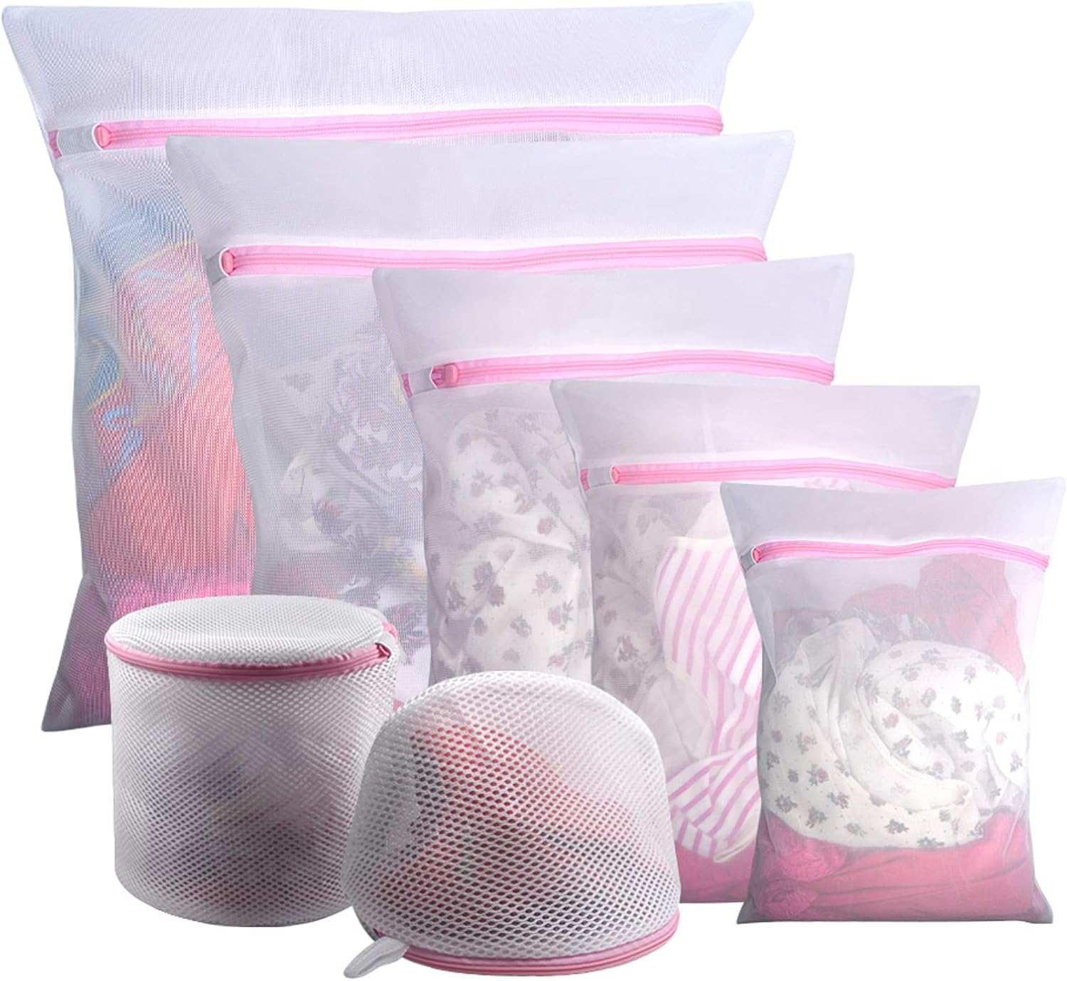 GOGOODA Mesh Laundry Bags for Delicates Durable Protective Wash Bags T