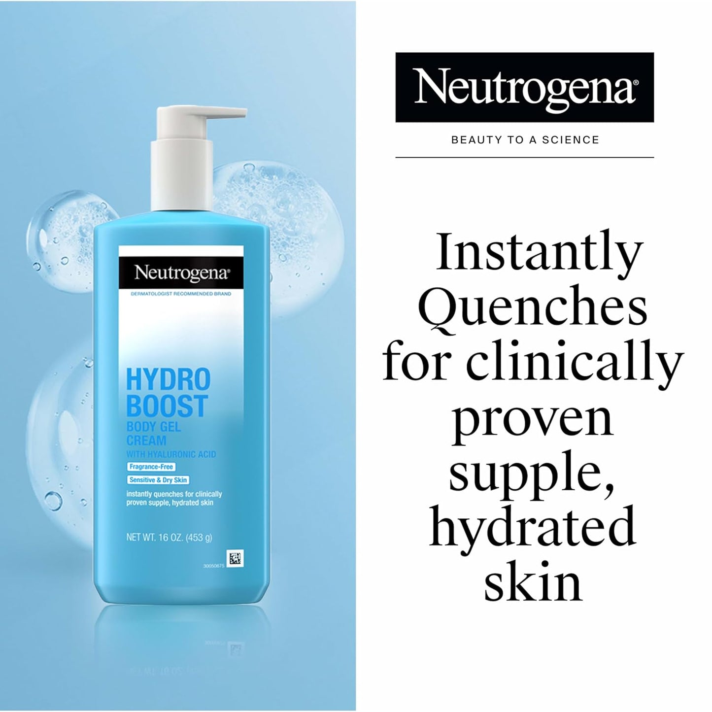 Neutrogena Hydro Boost Body Moisturizing Gel Cream with Hyaluronic Aci