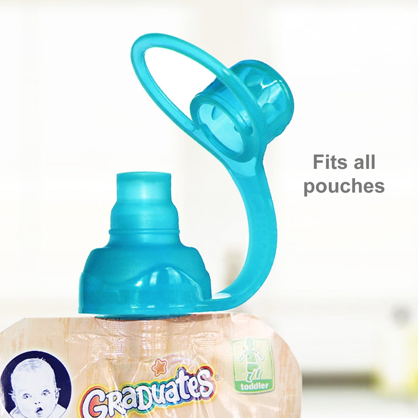 ChooMee SoftSip Food Pouch Top | Baby Led Weaning | No Spill Flow Cont