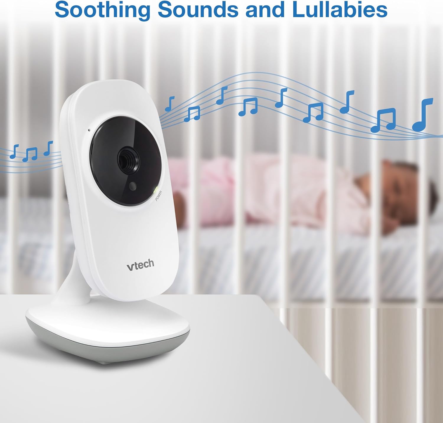 VTech VM819 Baby Monitor with Camera and Audio, 2.8” Screen Portable B