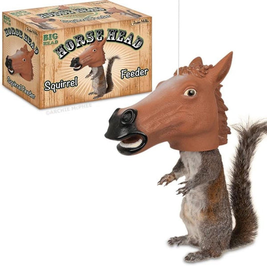 Accoutrements Horse Head Squirrel Feeder .#GG4346 43ETR98-Y673106
