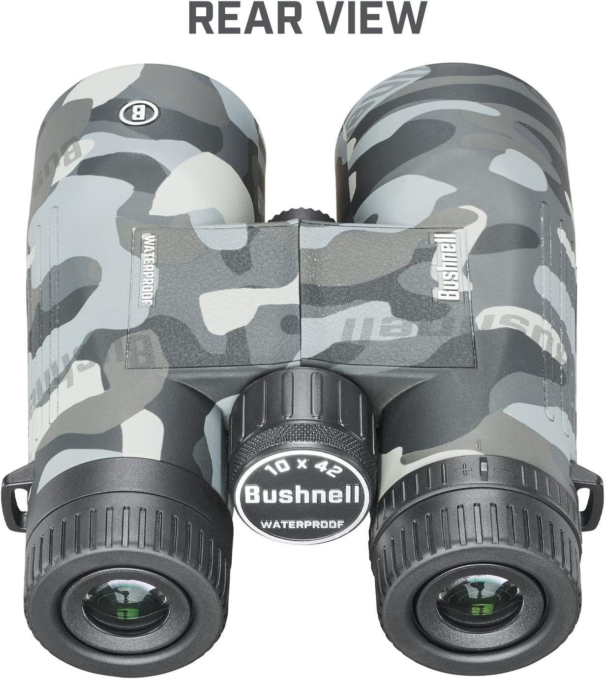 Bushnell Blackout Camo 10x42 IPX7 Waterproof Binoculars with Fully-Multi Coated Lenses and Durable Rubber Armor, Binoculars for Hunting, Boating Birdwatching