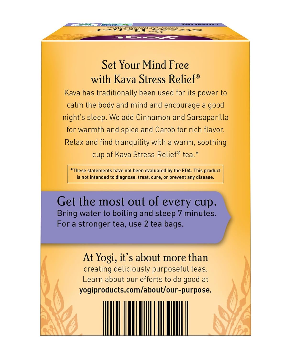 Yogi Tea, Kava Stress Relief, 16 Count
