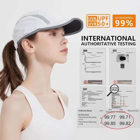 GADIEMKENSD Reflective Folding Outdoor Hat Unstructured Design UPF 50+