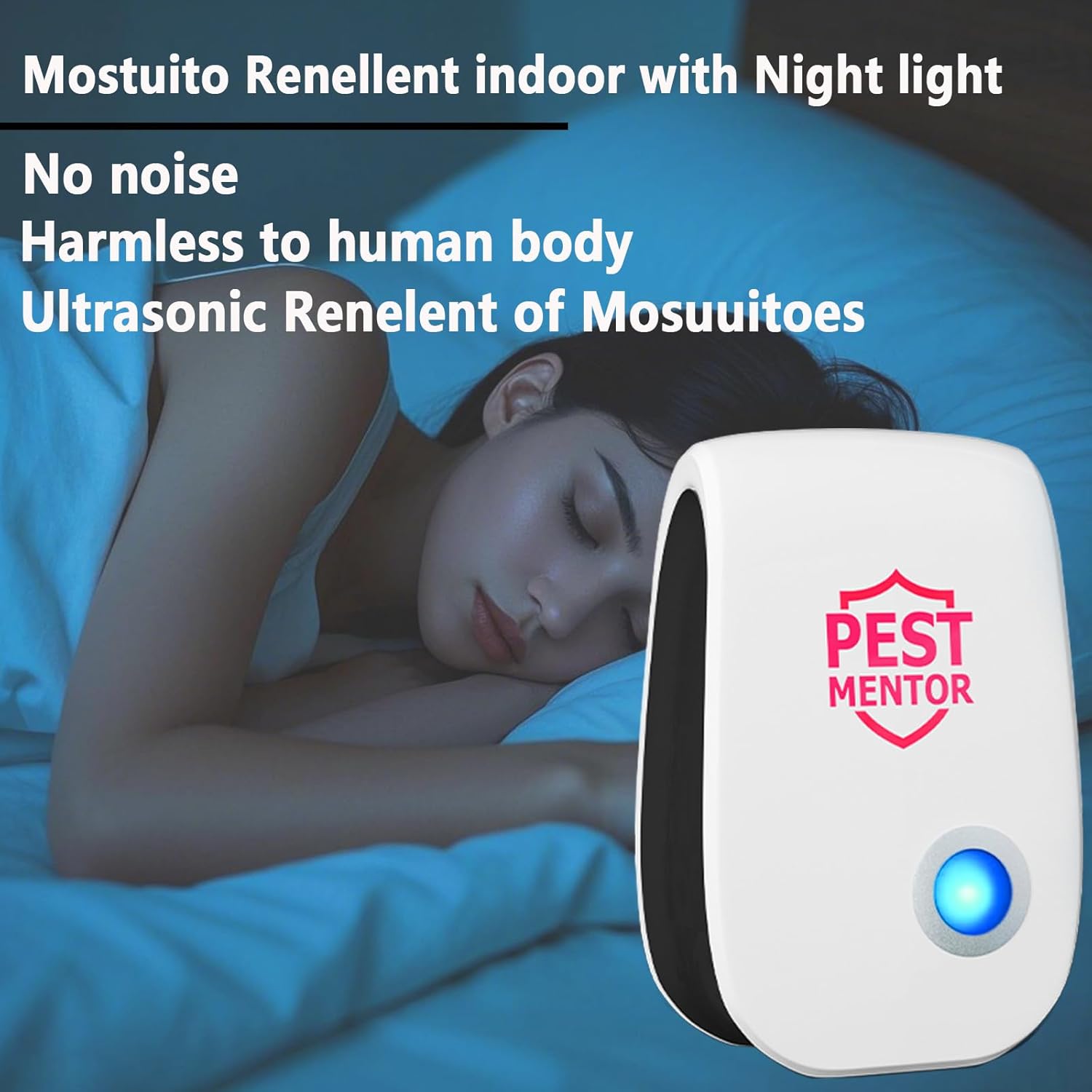 Ultrasonic Mouse Repellent 10 Pack Pest Control Repeller, Mice Repelle
