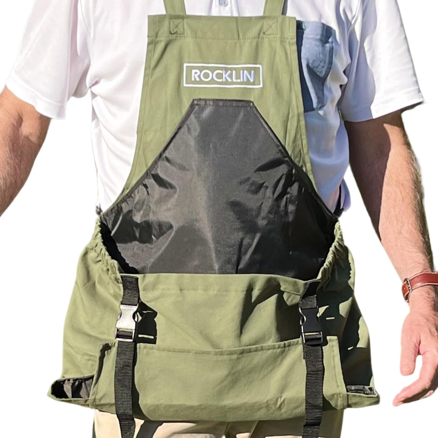 Rocklin Garden Apron – Heavy Duty Canvas Garden Apron For Women & Men 