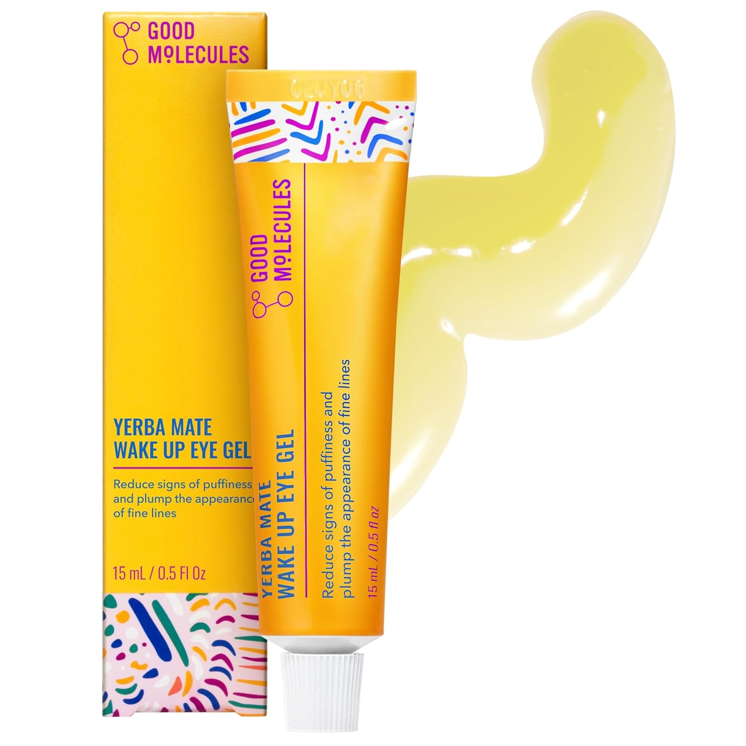 Good Molecules Yerba Mate Wake Up Eye Gel - Hydrating Under Eye Gel Cr