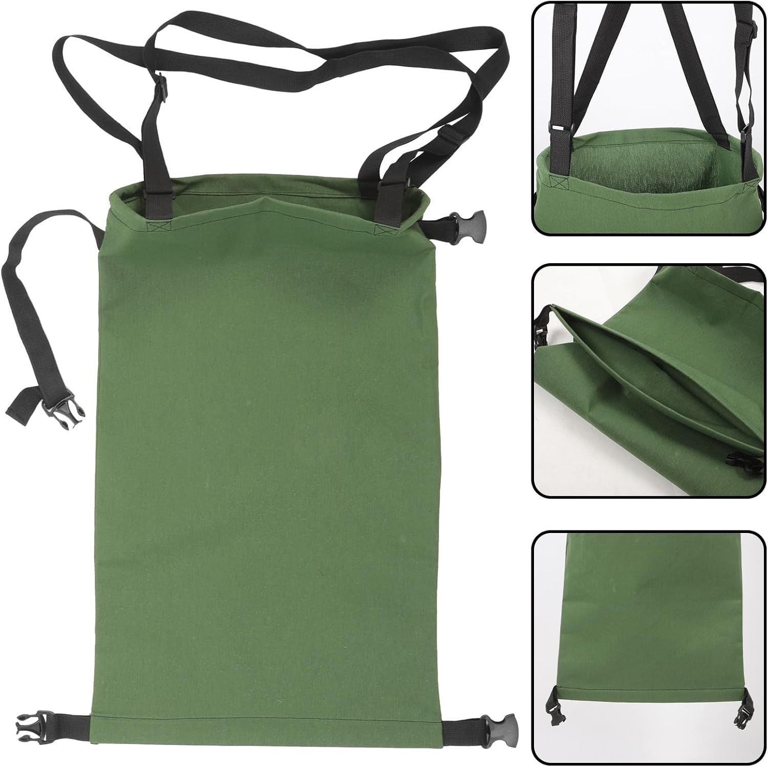 Milisten Canvas Mushroom Picking Bag and Fruit Harvesting Apron with A
