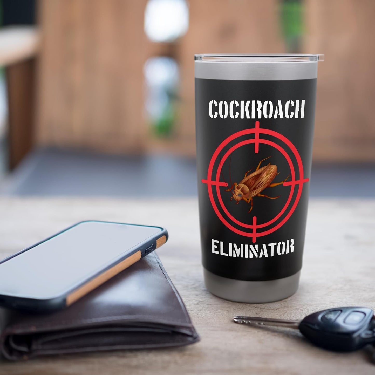 Cockroach Eliminator Cockroach Pest Control Stainless Steel Insulated Tumbler