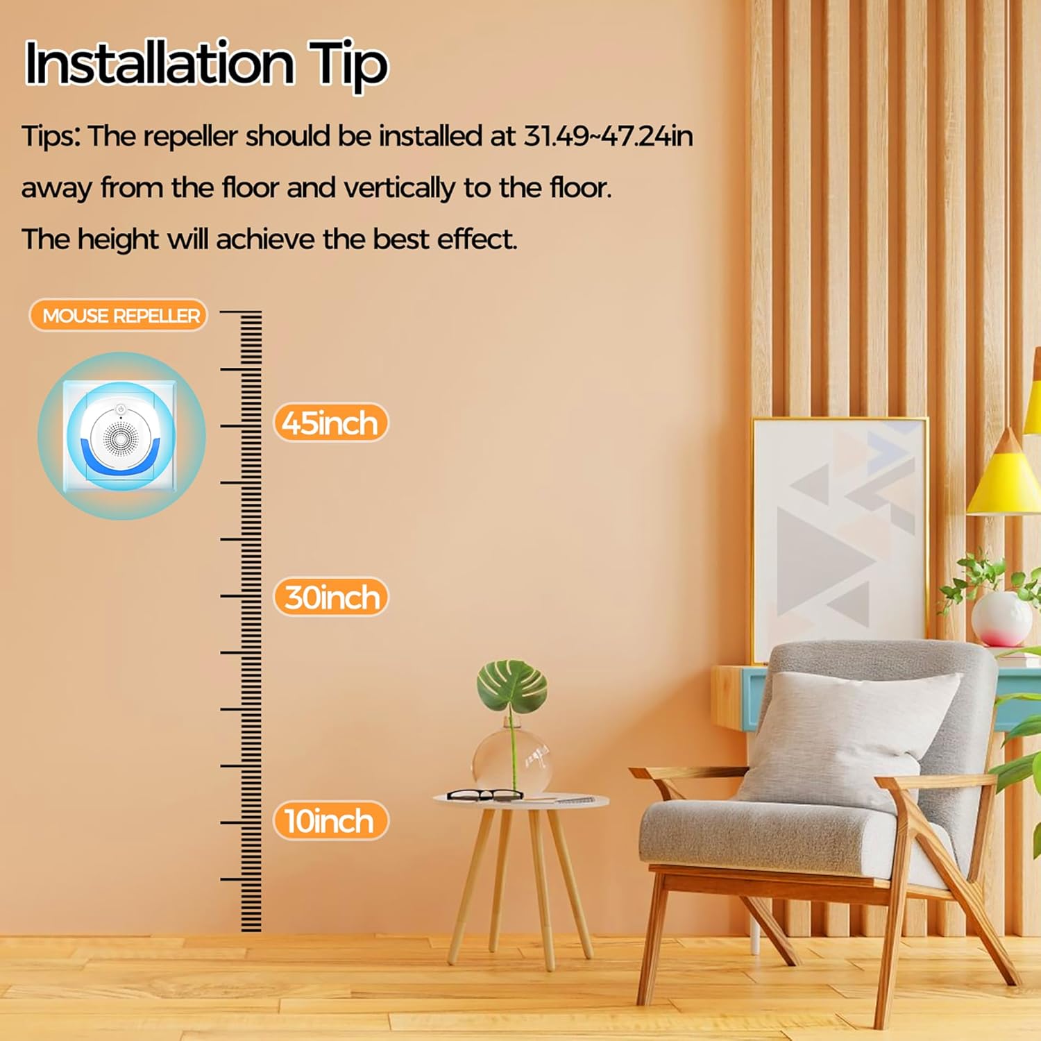 2026 Upgraded Ultrasonic Pest Repellent Indoor Insect Repeller, Pest C