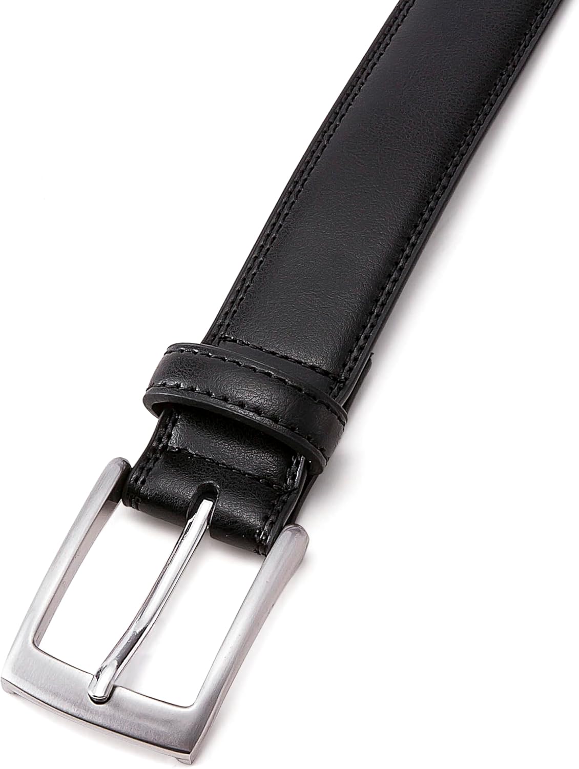 MILORDE Men's Genuine Leather Dress Belt, Handmade, 100% Cow Leather, 