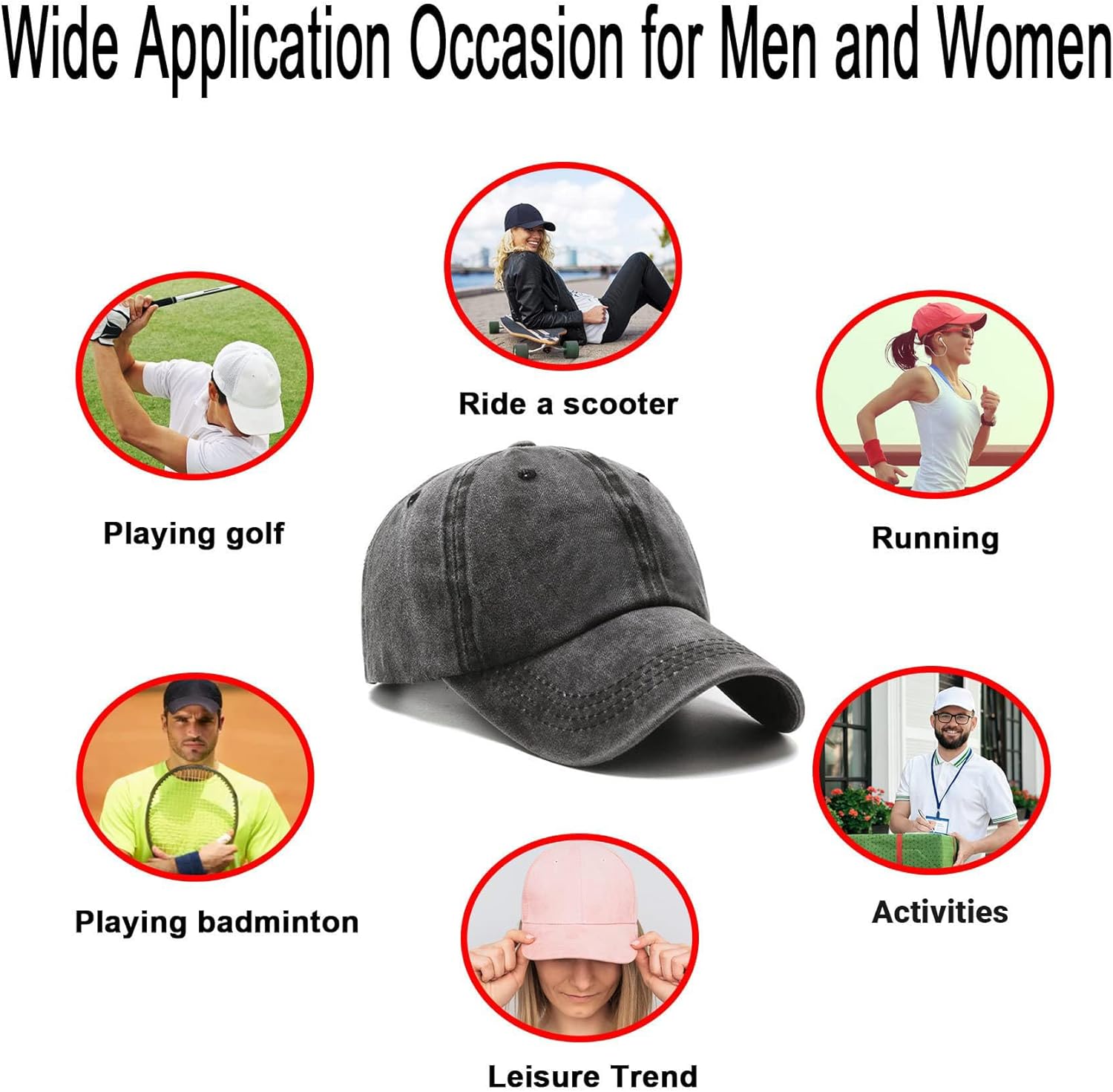 NPJY Baseball Cap Golf Dad Hat Adjustable Original Classic Low Profile