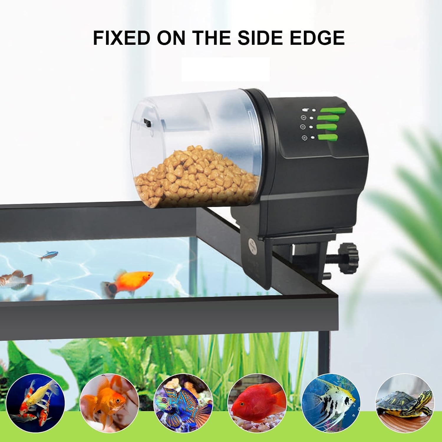 DXOPHIEX Automatic Fish Feeder Food Dispenser Vacation Fish Feeder Pow