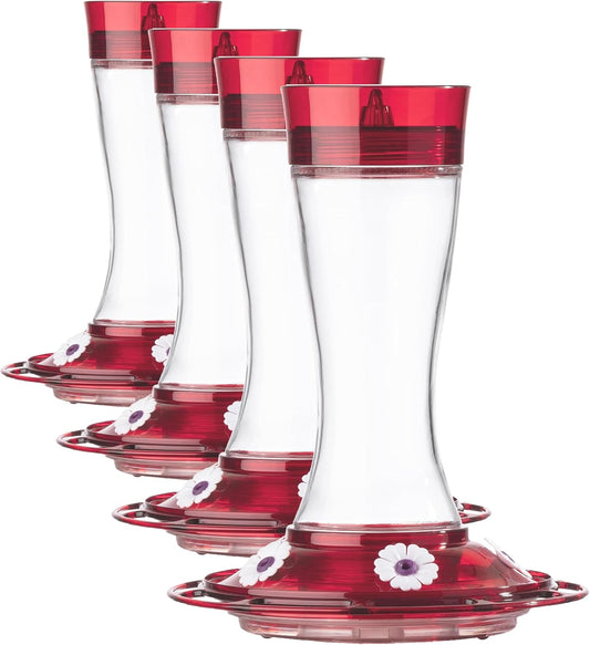 More Birds Bird Health+ Garnet Hummingbird Feeder, Glass Hummingbird F