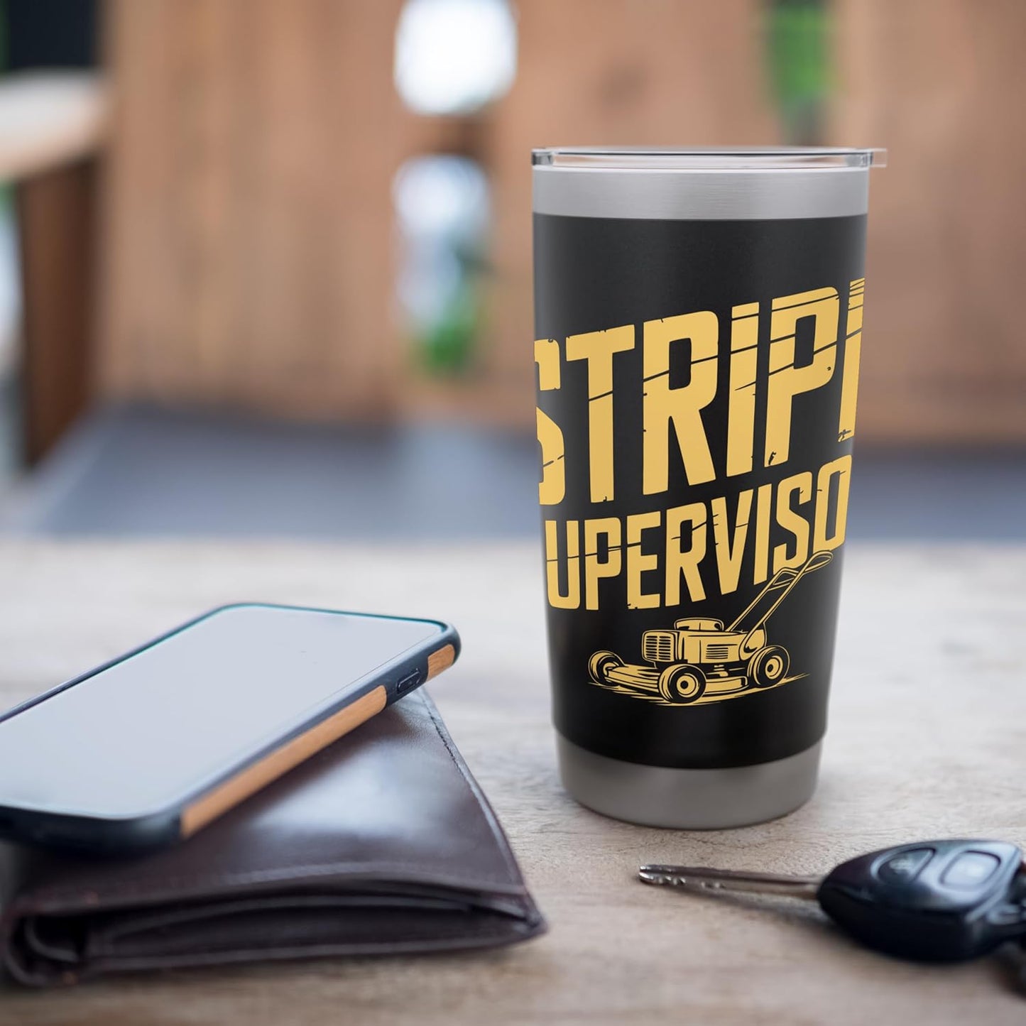 Lawn Care Lawn Striper Funny Mowing Stainless Steel Insulated Tumbler
