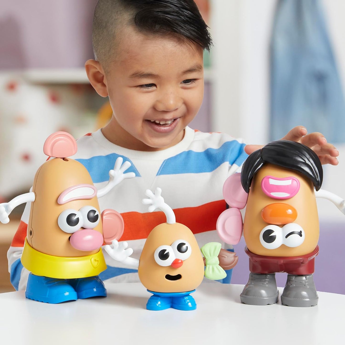 Potato Head Create Your Family Set with 44 Parts and Pieces, Creative 