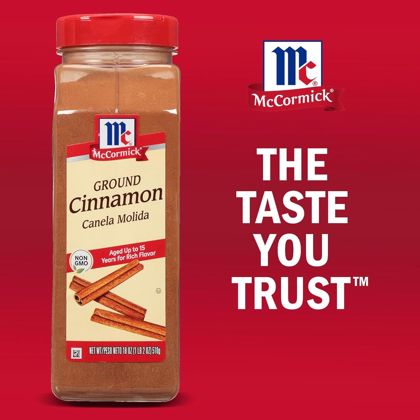 McCormick Ground Cinnamon, 18 oz (Pack - 1)
