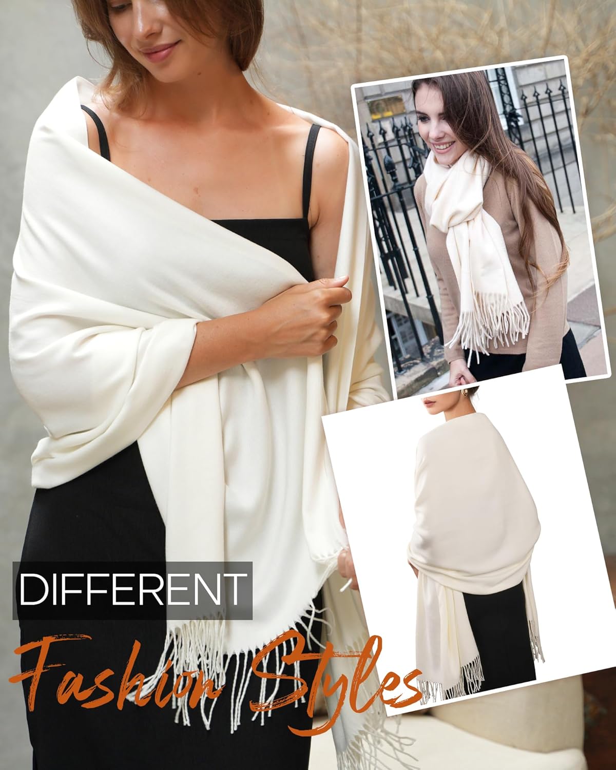 FURTALK Shawl Wraps for Women Evening Dresses Blanket Scarves Fashion 