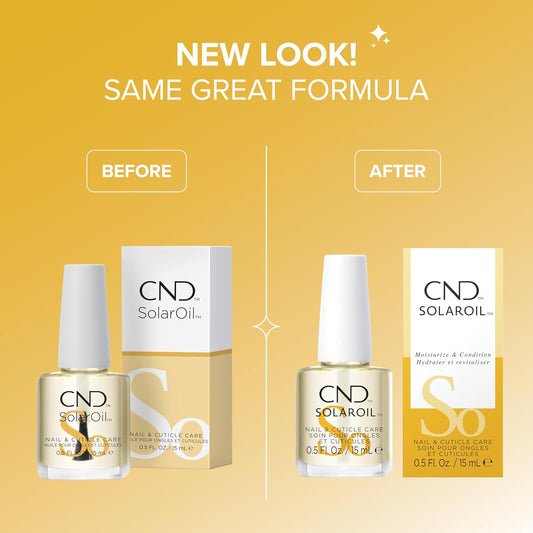 CND SolarOil Cuticle Oil, Natural Blend Of Jojoba, Vitamin E, Rice Bra