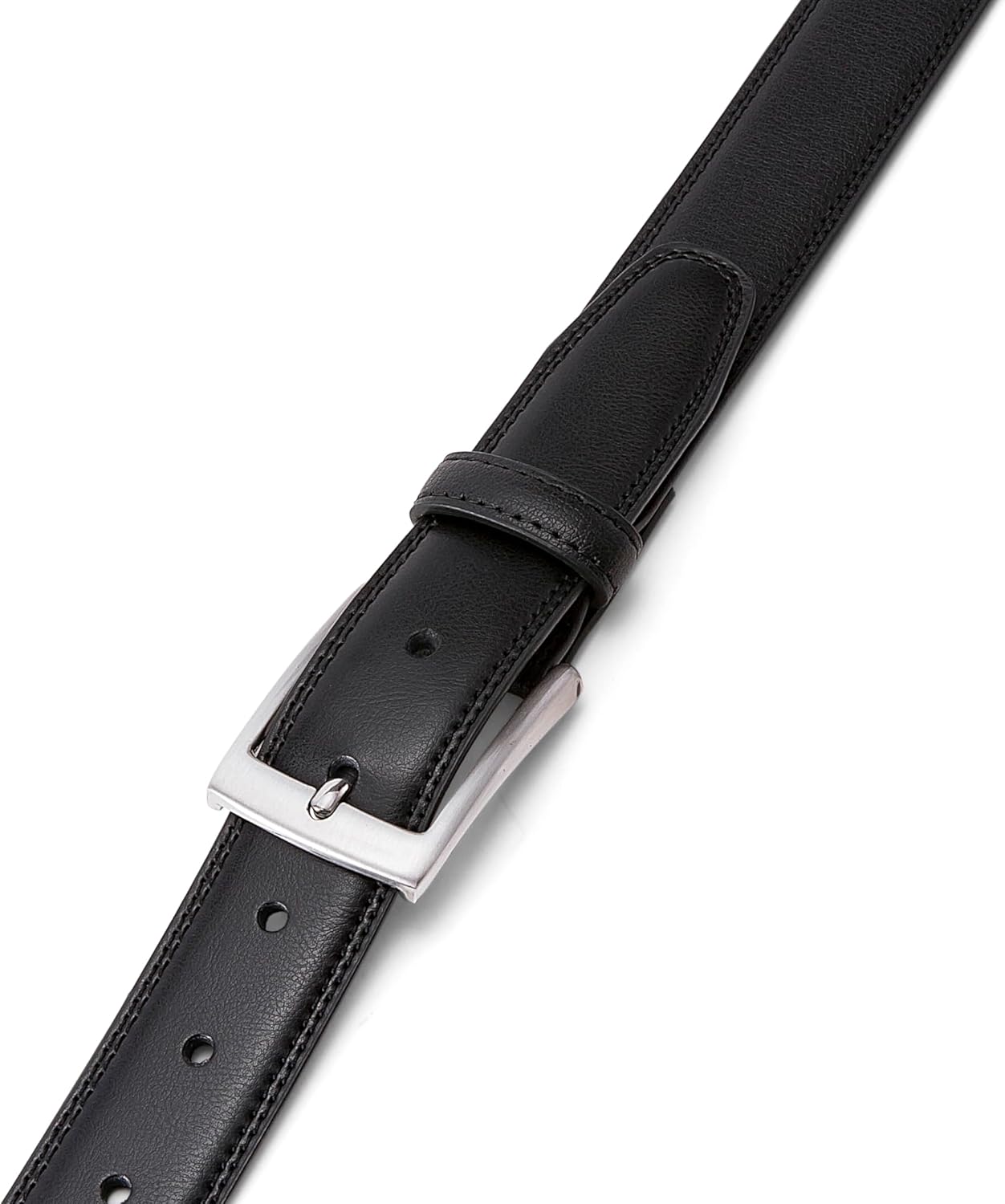 MILORDE Men's Genuine Leather Dress Belt, Handmade, 100% Cow Leather, 