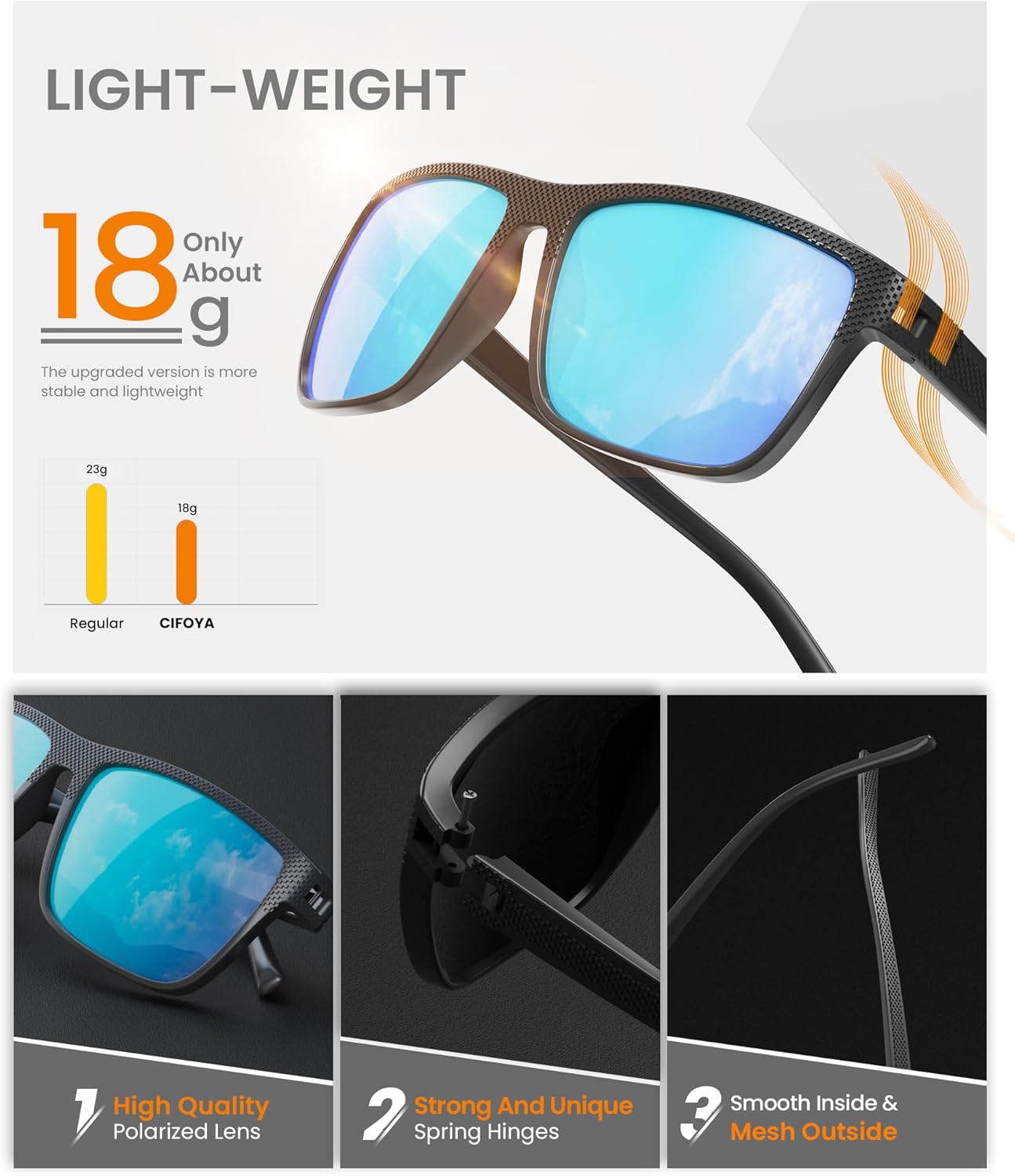 Sunglasses-Men Polarized Mens Sunglasses: Classic Women Sun Glasses UV