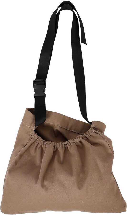 Milisten Harvesting Apron Fruit Vegetable Picking Bag with Pockets Outdoor Garden Tool Waist Pouch Mushroom Foraging Storage Khaki