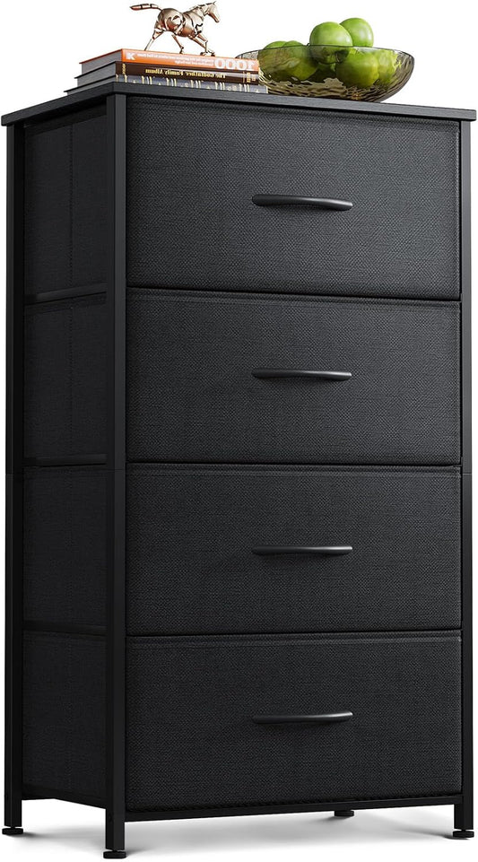 AODK Dresser for Bedroom with 4 Storage Drawers, Small Dressers Chest 