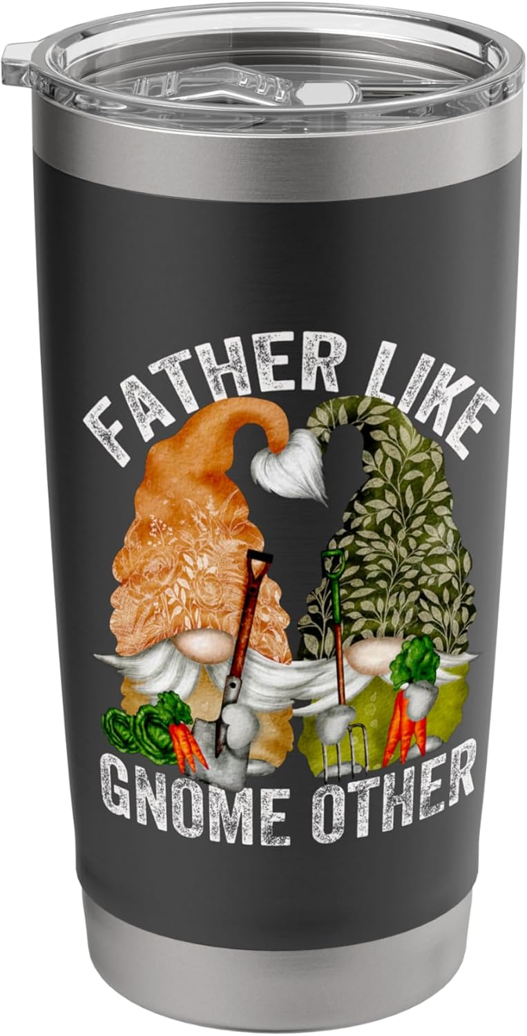 Funny Grandpa Gnomes With Garden Tools For Gardener Dad Stainless Stee