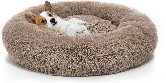 MIXJOY Orthopedic Dog Bed Comfortable Donut Cuddler Round Pet Beds Ult