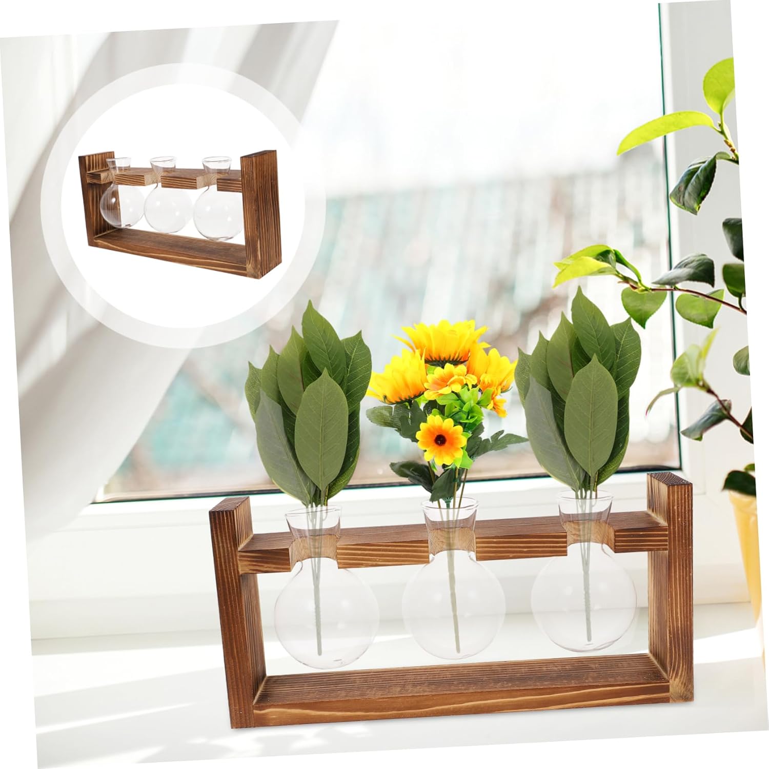 ERINGOGO 1 Set Hydroponic Vase Planter House Hydroponic Flower Vase Ho